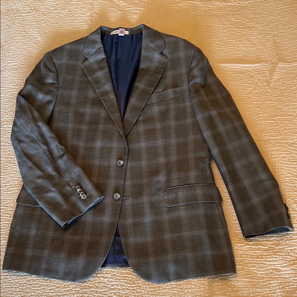 Joseph Abboud Gray Plaid Sport Coat
